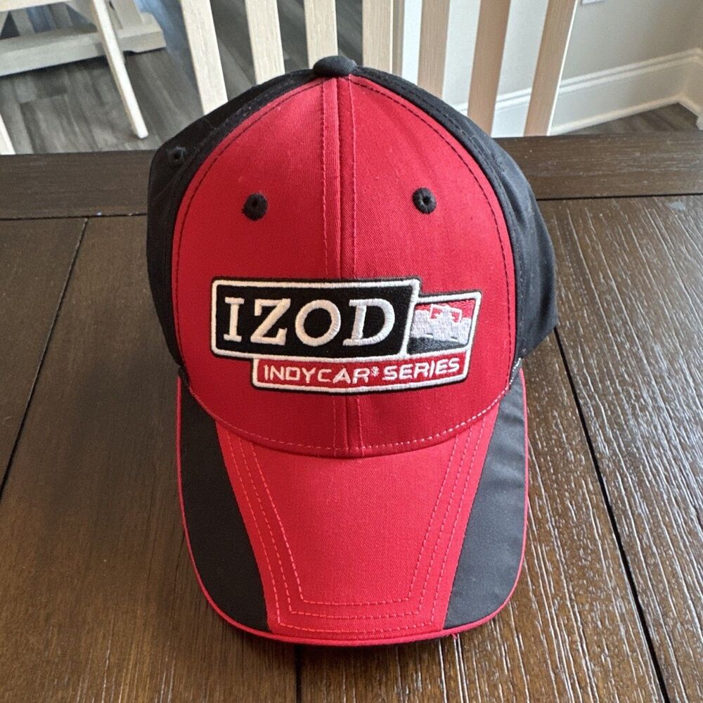 IZOD IndyCar Series Officially Licensed Racing Cap Hat Red Black